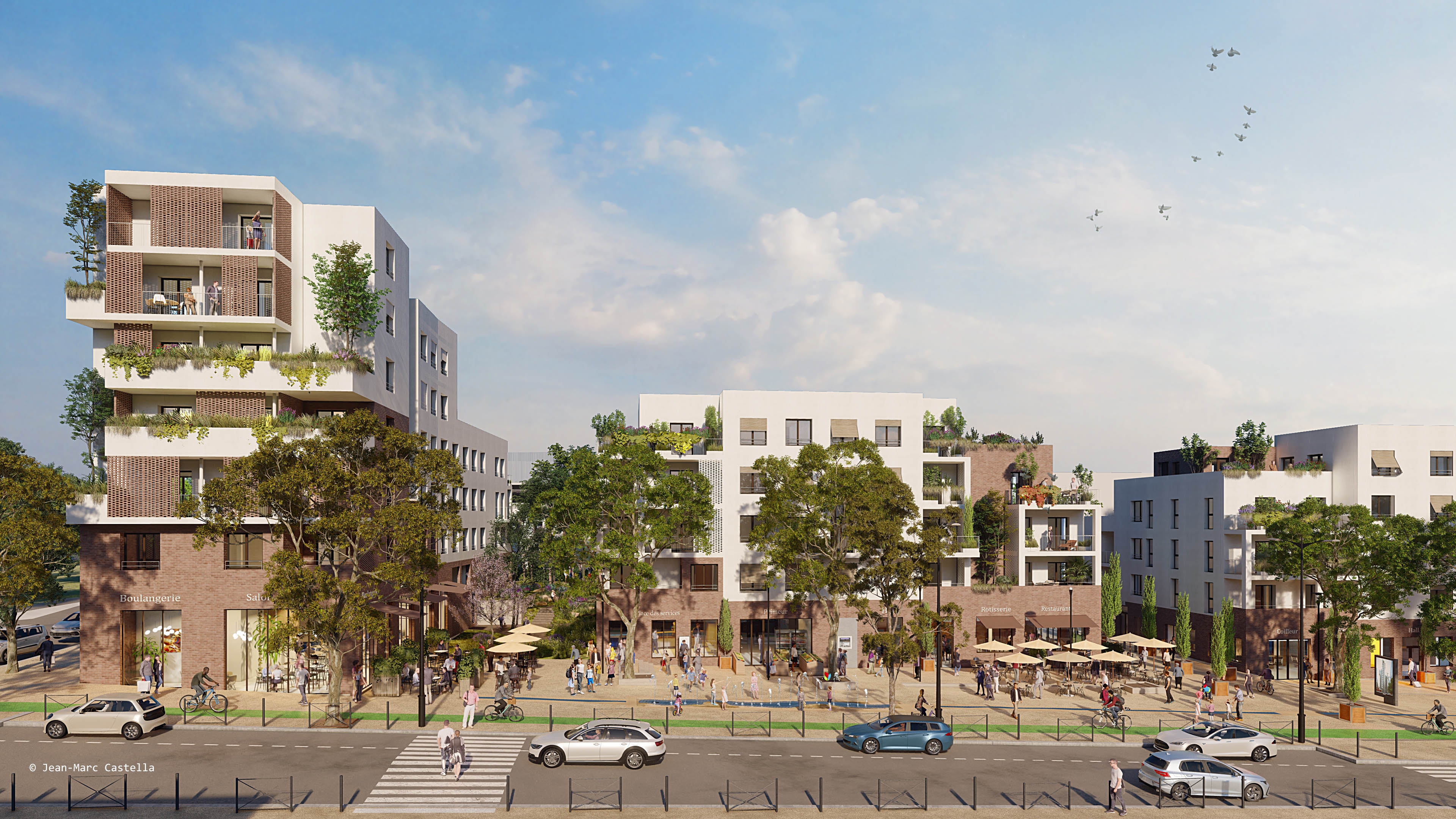 Baldassari Architectes Marseille "La Canopée" ZAC Les Hauts de Sainte